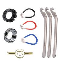 Bicycles Spoke Wrench Portable Bike Spoke Adjustment Tool Tire Lever Cycling Pocket Tool Bicycles Rims Truing Tool 1