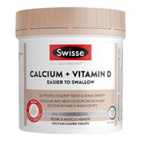 Swisse Citrato Kalcis + Vitaminas D3 Mini Tabletės