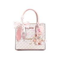 MICHAEL KORS handbag [Customized Bags] Series Literary, Elegant, Sweet and Cute Tote Bags, Tote Bags Qianmeng Anran basic package (bag + dust bag) rožinė