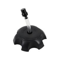Universalus 50mm Juodas Plastikinis Lenktyninis Benzino Kuro Bakelio Dangtelis Su Ventiliacijos Dangteliu Yamaha Kawasaki Honda Suzuki Motociklui Purvo Dviračiui ATV