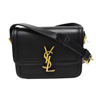 [Pre-Owned] Ysl Solferino Box Leather Crossbody Bag Small - Very Good #173BPTU ONE SIZE