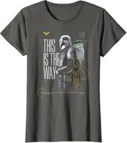The Mandalorian And Grogu This Is The Way Duo Side Port Ladies' Crewneck T-Shirt XXL