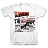 GUNS N' ROSES cd cvr GN'R LIES Official White SHIRT LAST SMALL New patience OOP L