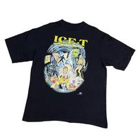Ice-T 1993 m. 90-ųjų derliaus stiliaus namų įsilaužimo albumo reklaminis marškinėlis Žiemos šalis Rap Ice T Unisex T-shirt XXXL gray