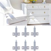 10PCS Gray Soft Close Buffer Adjustable Drawer Bumper Quiet Cabinet Door Damper  Wardrobe