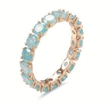 Crystal Simple Rings Light Luxury Women Rings Finger Jewelry Zircon Stone Ring  Confession Gift 9 mėlyna