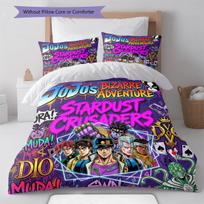JoJos Bizarre Adventure Comfortable Soft Duvet Cover, Kids Bedding Set Gift, Extra Large  Different Sizes -HE32 135x200cm