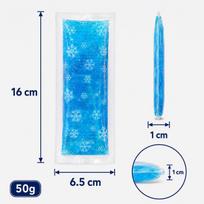 5Pcs Reusable Gel Ice Pack Portable Insulin Cooling Bag Ice Strip Cold Storage Cooler Bags Outdoor Travel 5pcs Insulin Cooling Bag mėlyna