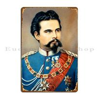 Ludwig Ii Metal Plaque Club Garage Bar Cave Designing Club Tin Sign Poster 20x30cm（7.8x11.8inch）