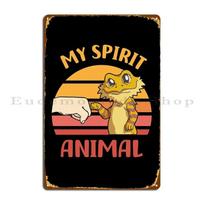 Bearded Dragons Animals Metal Plaque Poster Pub Painting Wall Decor Designs Wall Cave Tin Sign Poster 20x30cm（7.8x11.8inch）