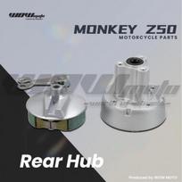 Mini Moto Rear Hub Kit For Monkey Z50 | Complete Hub With Protective Cover For Drum Brake | Motorcycle Wheel Parts sidabras