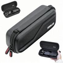 Integrated Storage Bag for DJI Osmo Pocket 4 PU Waterproof Carrying Case Portable Travel Protective Bag with Carabiner juoda