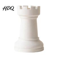 Blue Pen Holder Chess Holder Makeup Brush Organizer Minimalist Desk Decor Multifunctional Organizer for Tool Pens Brushes Dried Flowers, balta