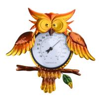 Atsparus dideliam krūviui temperatūros matuoklis Mielas termometras patalpų ir lauko aplinkai 1 orange