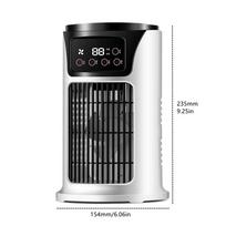 Water Cooling Fan Air Conditioner Adjustable Speeds Timer Personal Fan Air Cooler With Humidifier for Bedroom Living Room Office