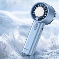 New Handheld Ice Compressed Fan USB Rechargeable Semiconductor Portable Small Rechargeable Turbo Mini Fan Cooling Air Hand fan