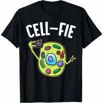 Biology Quotes Funny Cell-Fie T-Shirt Funny Unisex L