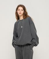 Cargo Bros For Woman Pigment Sweatshirt (Charcoal) Free