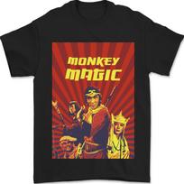 Monkey Magic Poster Mens T-Shirt 100% Cotton S
