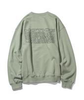 Mass Known Restricted Area Heavy Oversized Sweatshirt Mshcr002-Kk Khaki/M