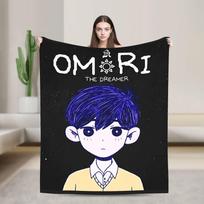 Omori Funny Sunny Blankets Quality Soft Video Games Throw Blanket Autumn Decorative Living Room Aesthetic Bedspread Size: 75*100cm, Weight: 230 GSM