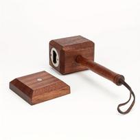 Wooden Hammer Bottle Opener with Magnetic Base , Unique Beer and Wine Bottle Opener, Handcrafted Design, Perfect for Home or Office Decor Black Walnut