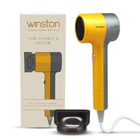 Winston Turbo X Hair Dryer 1600W for Men and Women, Compact and Fast Drying with 3 Speed/ 2 Heat Settings with Low Noise & Overheat Protection - Al