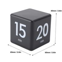 Gravity Sensing Countdown Timer ABS Cube Timer Durable Flip Timer  Cooking Studying Workout Office juoda