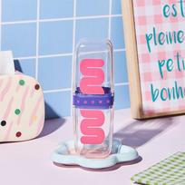 Plastic Travel Toothbrush Cup - Portable Mouthwash Cup for Bathroom one size rožinė