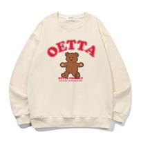 Yda Cookie Teddy Bear Sweatshirt Cream Xl