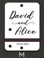 Personalised 50pcs Wedding Sparkler Tags Let Love Sparkle Custom label DIY Birthdays Anniversaries New Year Firework Tags (as the picture,White-Gold Text)