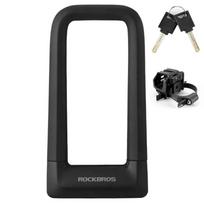 Bicycle Lock, Key Bicycle Lock, U-Lock Rockbros (Rks626-Bk) Black
