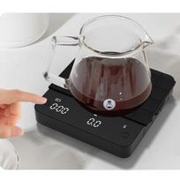 Portable Electronic Digital Kitchen Scale Drip Coffee Rectangle LCD Scales Timer 2kg Maximum Weight Recommendation Electric juoda