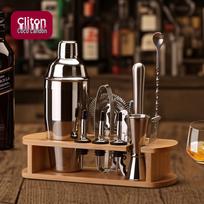 CLITON 304 Stainless Steel 16-Piece Cocktail Shaker Set