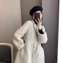 Winter Korean Skirt Design Long Parkas Coats Women Plus Size 4xl Loose Chaquetas Jackets Casual Warm Casaco Elegant Overcoats S smėlis