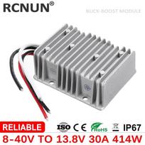 RCNUN 8-40V 12V 24V 36V to 13.8V 30A 25A Automatic Boost Buck DC DC Converter Voltage Regulator Stabilizer for Cars Boats 8-40V to 13.8V 25A