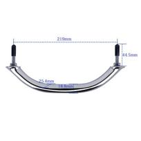 Marine Boat Handle Door Grab Bar Handrail Oval Stainless Steel Rail Grip for Hatch Deck Boat Accessories 220/230/400/450/600mm 8 inch-203mm