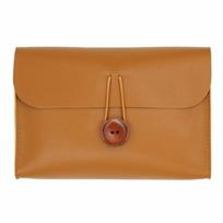 Button Closure USB Data Cable Mouse Organizer Multi-purpose Makeup Bag  Bathroom šviesiai ruda spalva