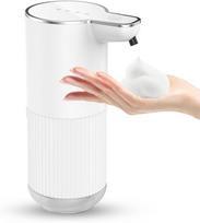 Hotel Waterproof ABS Wall-mounted Touchless Automatic Foam Soap Dispenser Rechargeable Desktop Electric Soap Dispenser for Kids (as the picture,USB&DC-5V)