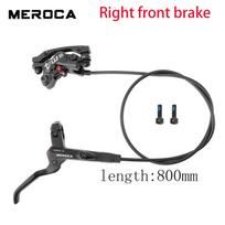 MEROCA MTB 4 Piston Brake Pads Set Hydraulic Oil Disc Brakes Compatible with 160mm Bike Front Right Rear Left 800/1400mm Hydraulic Disc Brake (Hydraulic Brake Pad)