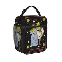 Fiona & Shreks The Lovers Tarot Card Thermal Insulated Lunch Bags for Work Reusable Bento Box Cooler Thermal Lunch Boxes One Size