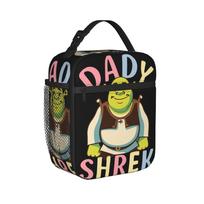Art Shreks Cartoon Thermal Insulated Lunch Bag for Office  Portable Food Bag Container Cooler Thermal Lunch Boxes One Size