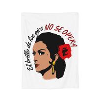 Lola Flores Blankets Singer Fleece Throw Blanket Summer Air Conditioning Decoration Ultra-Soft Warm Bedspreads, Size: 75*100cm, Weight: 230 GSM
