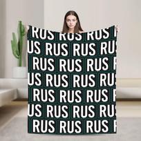 George Russell 63 Driver Tag Blankets Velvet Spring Multifunction Lightweight Throw Blanket for Bedding Bedroom Bedding Throws Size: 75*100cm, Weight: 230 GSM
