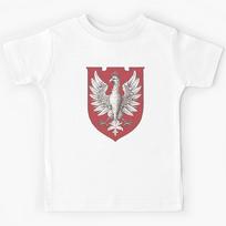 Polish White Eagle Arm Coats - Polish Crest - Orzeł Biały  Kids T-Shirt 110