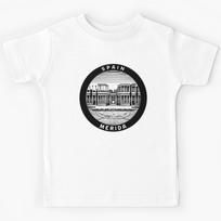 Merida Spain Linocut Style  Kids T-Shirt 120