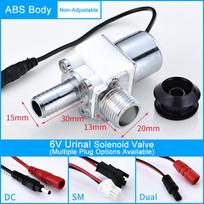 HLK Modern Design Brass Sensor Touchless Automatic Urinal Solenoid Valve DC Powered Water Saving Flushing Valve for Hotel