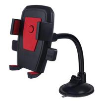 New Car Phone Holder Bracket Mount Cup Holder Universal Car Mobile Support Suction Windshield Phone Locking Car-Accessories raudona
