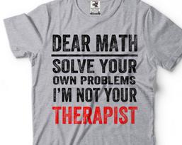 Math T-Shirt Funny Math Student College School Tee Shirt 3XL