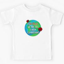 Ladybug - We are all earth guardians. Kids T-Shirt 100